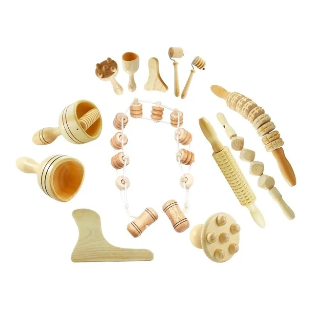 Profesional Kit Maderoterapia De 13 Piezas Envio Gratis