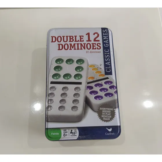 Domino Mexicano Dominoes 91 Piezas Tren, Usado 
