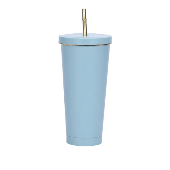 Vaso Termo Popote Acero Inoxidable Tipo Starbucks 750ml Agua