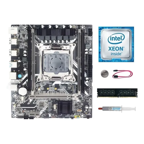 Kit Gamer X99 Xeon E5 2680v4/ 8gb Ddr4/ Pilha + Pasta