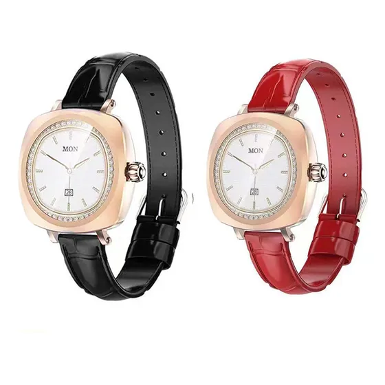 Smart Watch Feminino Awei Yt-1 Ip68 Bluetooth Microfone Caixa Amarelo Pulseira Preto Bisel Dourado-escuro Desenho Da Pulseira Mesh