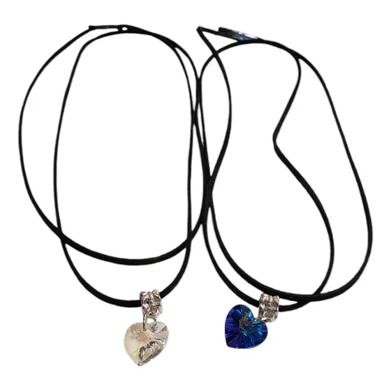 Choker Gargantilla Gamuza Fina Dije Corazón