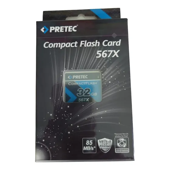 Pretec Memoria Compact Flash Cf De 32 Gb 567x