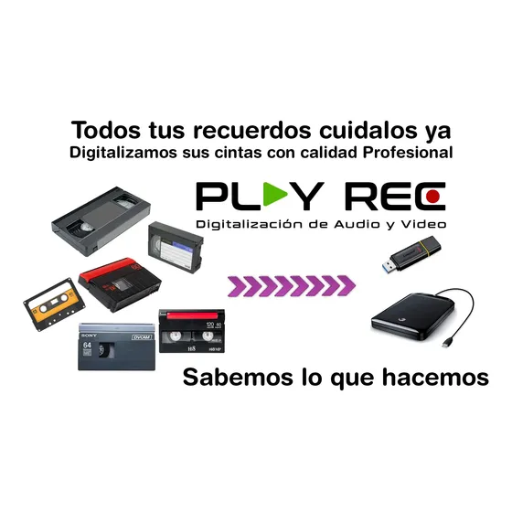 Pasaje Vhs, Dvd, Vhs-c, Hi 8, Mini Dv  A Digital | Cuotas sin interés