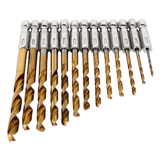 Conjunto De 13 Peças De Broca Revestida De Titânio Wecha Conjunto De 13 Peças De Broca Revestida De Titânio Wecha