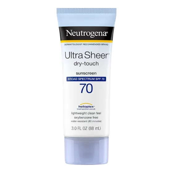 Neutrogena Ultra Sheer Dry-Touch protector solar, Crema FPS 70