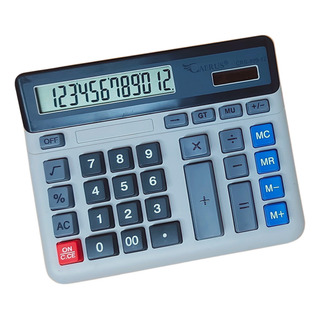 Calculadora Grande 12 Dígitos Display Claro Para Escritório Calculadora Grande 12 Dígitos Display Claro Para Escritório