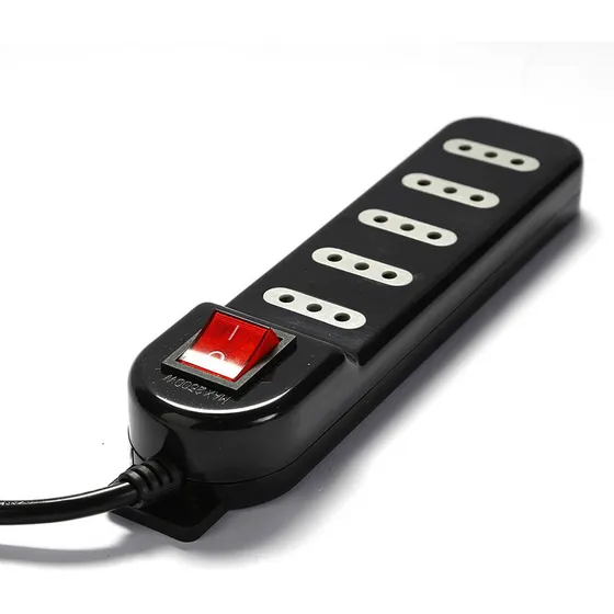 Alargador Zapatilla Macrotel 5m Con Switch Negro