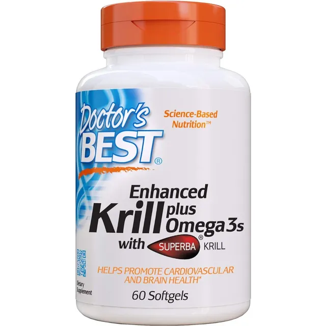 Krill Plus Mejorado Con Omega 3 Doctor's Best 60 Softgel