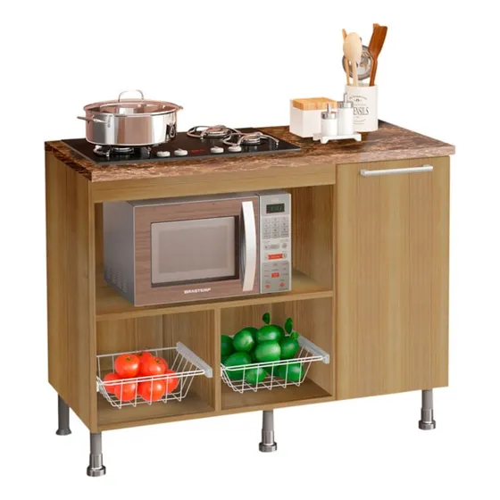 Balcao Para Cooktop 1 Porta 105 Cm Ba60 Diamond Dtall