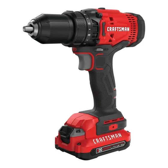 Kit De Taladro Inalámbrico Craftsman V20, 1,3 Cm, Incluida