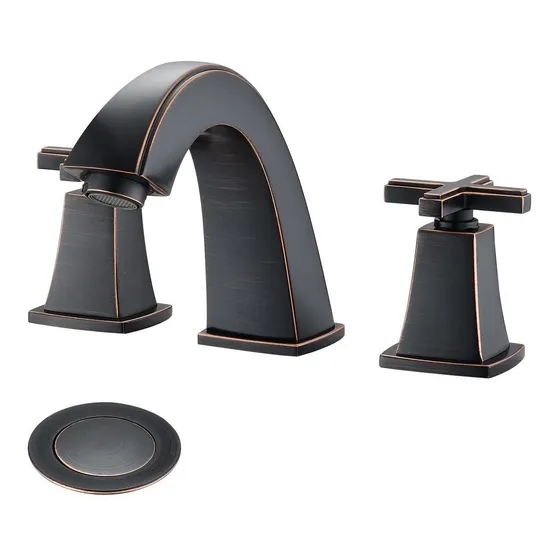 Grifo Lavabo Baño 3 Agujero 2 Asa 8  Generalizado Montaje