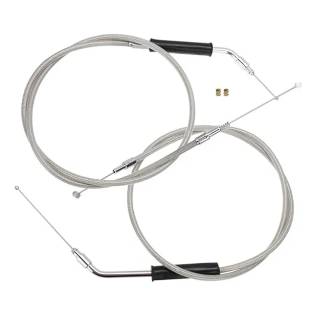 Kit De Cables De Acelerador E Idle De Acero Inoxidable Para 