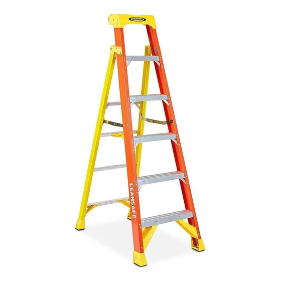 Leansafe Escalera De Fibra De Vidrio - 2 M - Uline