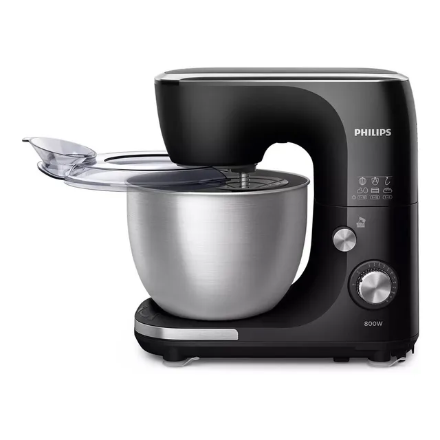 Batidora Planetaria Philips Hr7922/90 800w 12 Velocidades Color Negro