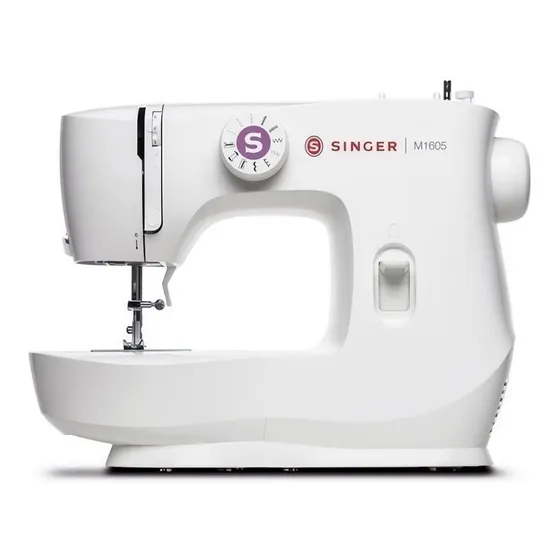Máquina de costura recta Singer Doméstica M1605 portátil - branco 127V