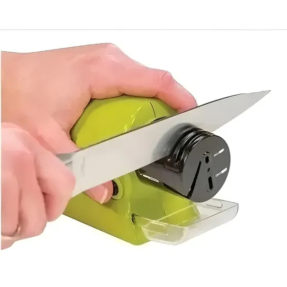 Afilador Cuchillos Tijeras Eléctrico A Pilas Fácil Y Rápido | Cuotas sin interés