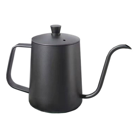 Bule Inox Bico Fino Longo Barista Café Chá 600ml Preto Bule Inox Bico Fino Longo Barista Café Chá 600ml Preto