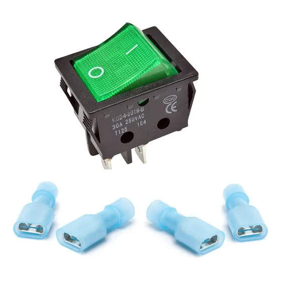 Paquete Switch Balancin Uso Rudo On Off 250v 30a Ss-kit-s30a