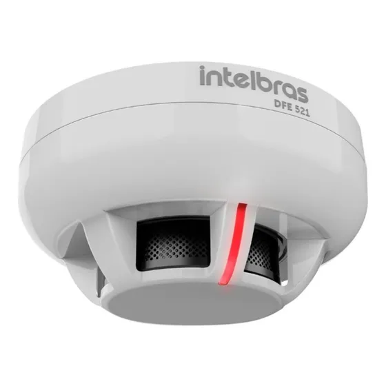 Detector De Fumaça Endereçável Incendio Dfe 521 Intelbras