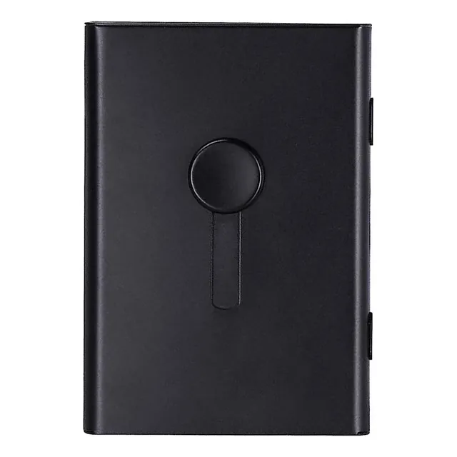Porta Cartão De Visita Em Alumínio Modelo Push Luxuoso Pro