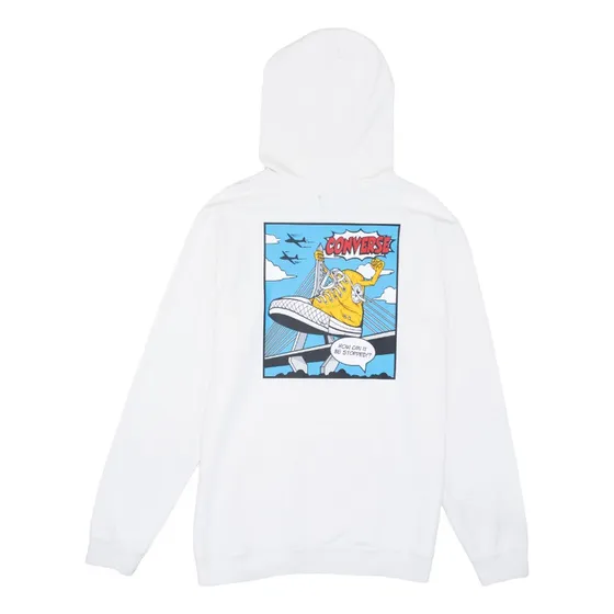 Sudadera Para Hombre Logo Estampado En Algodón Converse