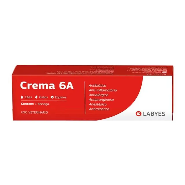 Pomada Crema 6a 15gr Linha Dermatologica Anti Coceira