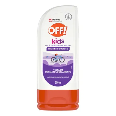 Repelente Infantil Off! Kids Loção Com Cheirinho Frutal 200ml