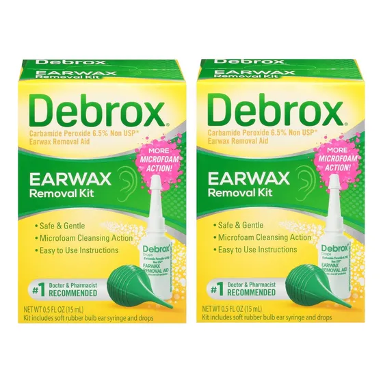 Debrox Kit De Eliminacion De Cera De Oido, Incluye Jeringa D