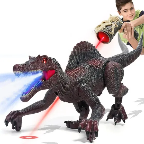 Dinosaurio A Control Remoto Corre Con Seguimiento Láser