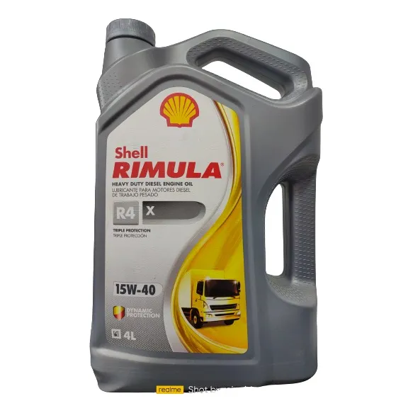 Aceite Motor Diésel Garrafa 4l 15w40 Shell Rimula R4