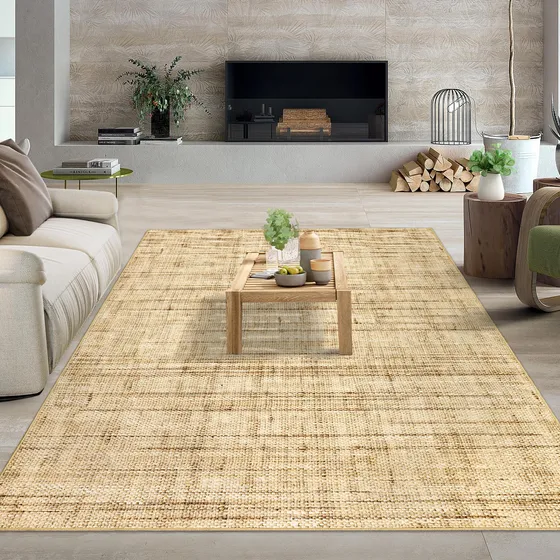 Alfombra Moderna Grande 3 X 4 Metros Lavable Antideslizante