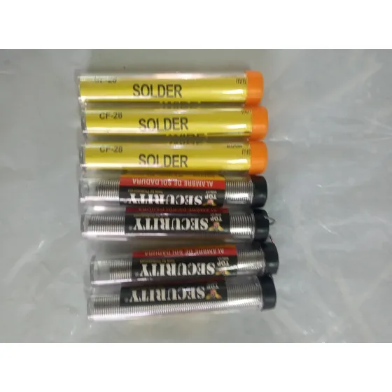 Estaño Tubito 25gr 40% Estaño 60% Plomo Delgado Precio X 2