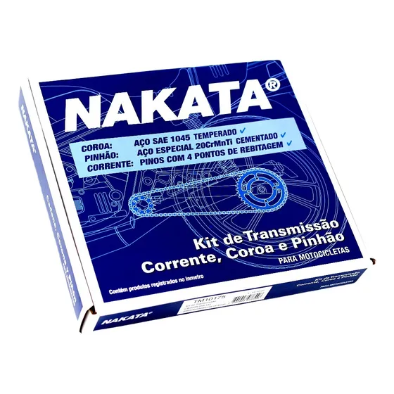 Kit Transmissão Relação Nakata Cb 300r 2009 À 2015