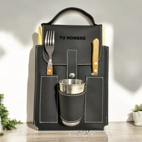 Set De Asado Grabado Gratis Regalo Cumpleaños Aniversario 