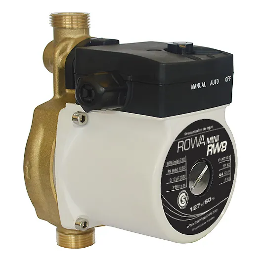 Bomba Presurizadora Rowa 1/2  Mini Rw 9 0.13hp 127v