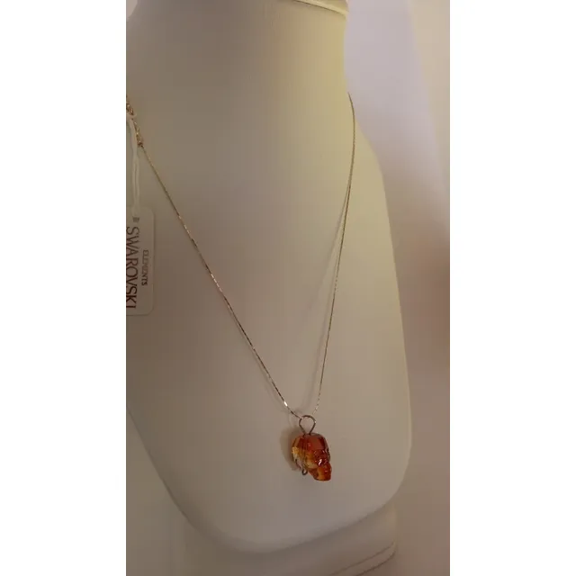 Dijes En Forma De Calavera En Cristal Swarovski