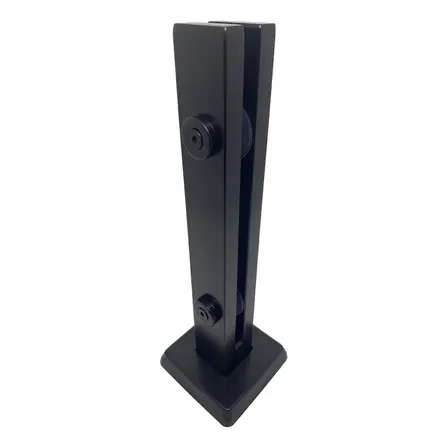 Coluna Torre Aço Inox Preto Fosco 40cm 2 Furos Puxadores Online