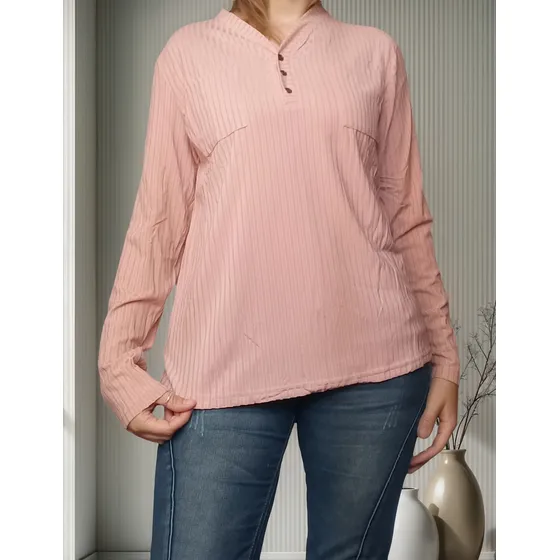Remera Lycra Con Botones, Talle Único Adaptable Hasta El Xl