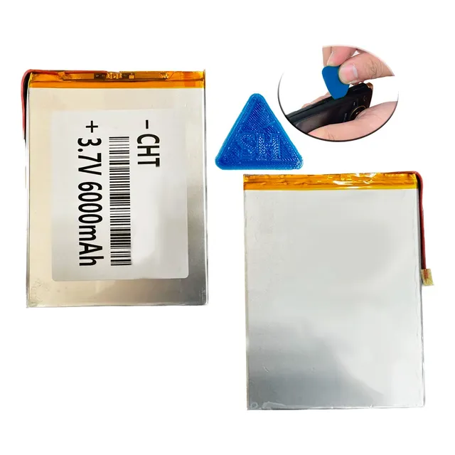 Acumulador Para Tablet Parlante 11x14cm 6000mah 3,7v 2cables
