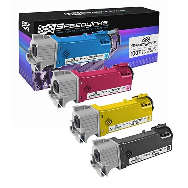 Tintas Speedy - Compatible Dell 2130 Conjunto De 4 Hy Laser 