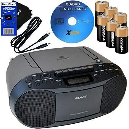 Sony - Reproductor De Cd Portátil De Radio Con Am / Fm Y Rep