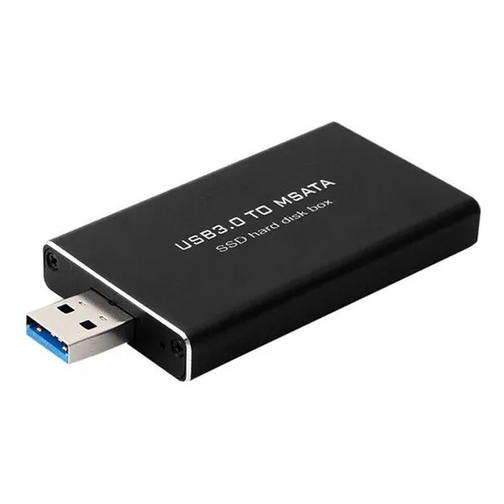 Heaven2017 Usb 3.0 Msata Ssd Caja Disco Duro Externo Hdd