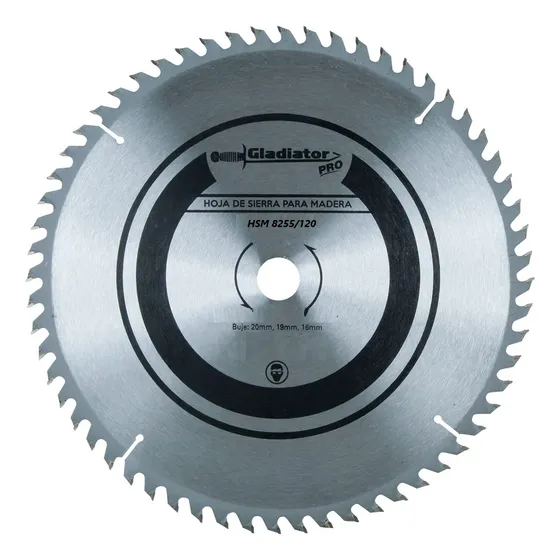 Disco Sierra Madera 10'' Melaminico Aluminio 255mm 120 D