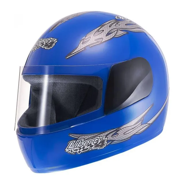 Casco Moto Integral Protork Liberty Four Azul T 60