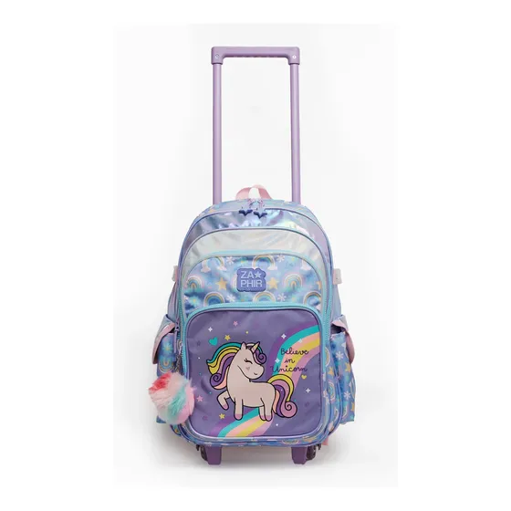 Mochila Nenes Escolar Diseño Relieve Frontal Acolchada Color