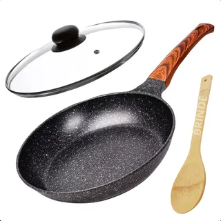 Frigideira Ceramica Antiaderente Com Tampa Fogão Indução Gås Frigideira Ceramica Antiaderente Com Tampa Fogão Indução Gås
