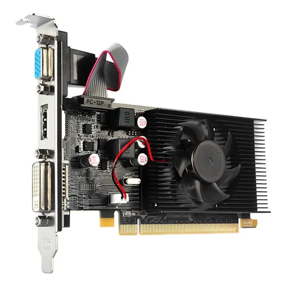 Placa Gráfica Hd7450 64 Bits Gddr3 Gddr3 Pci-e 2.0 X16 Compa