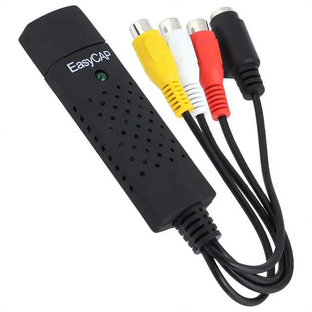 Capturadora De Video/audio Usb Easy Cap Conexión S-video/rca