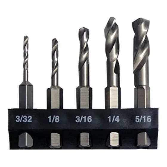 Juego De Puntas Metalicas Stubby 5 Piezas Milescraft - Ynter